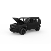 Mercedes-AMG G 63 czarny RASTAR model 1:32 Metalowa karoseria + Ręcznie otwierane elementy